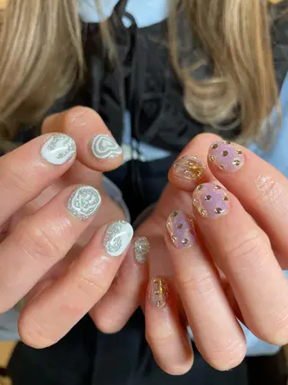 ネイル AOI✩⡱ y2kネイルのネイルデザイン