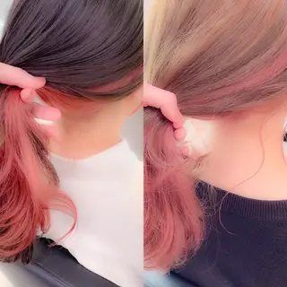 ミディアム カラー 透明感/艶髪/💖 トレンドスタイル💖のヘアスタイル