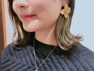 ミディアム カラー 清水　ちひろ ✄トップスタイリストのヘアスタイル