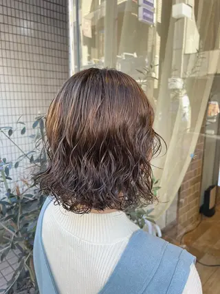 カラー 【eight宿河原】 すぎもとはづきのヘアスタイル