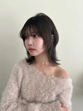 カラー 透明感カラー Jilblanアオイのヘアスタイル