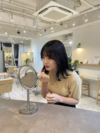 ミディアム 🎀 liz🎀のヘアスタイル