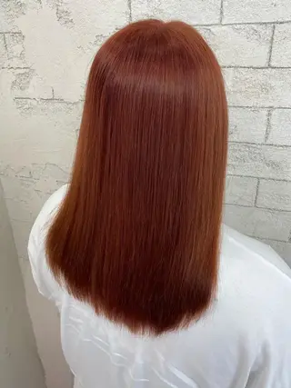 セミロング カラー ホワイト/店長/カラ ー講師/錦糸町/岩崎のヘアスタイル