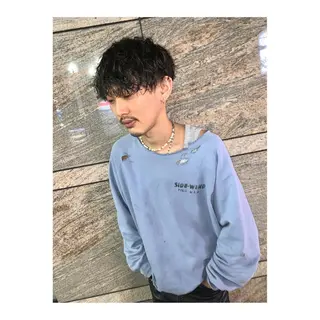 ショート パーマ メンズ ange☞ soutaのヘアスタイル