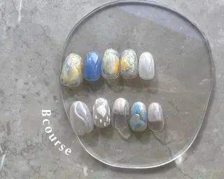 ネイル 💙0203 munimusanのネイルデザイン