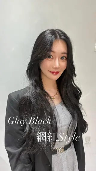 ロング カラー etora 渋谷所属・ワンホンヘア🇨🇳 髪質改善/itaruのヘアスタイル