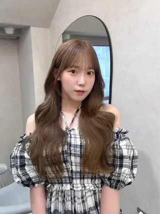 ロング カラー 新宿/韓国風レイヤー エクステ/YUTOのヘアスタイル