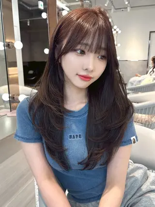 カラー 江口 瑠星のヘアスタイル