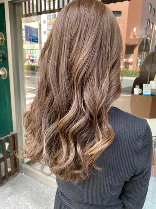 ロング カラー 日比 貴大/ minim hairのヘアスタイル