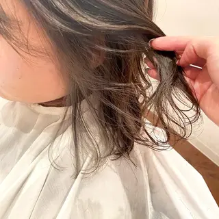 ミディアム カラー 🌈🌸あおき みちる🌟💗のヘアスタイル