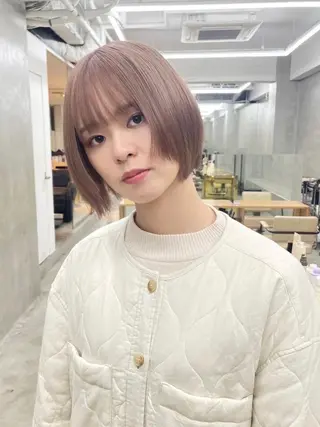 ショート カラー パーマ ヘアアレンジ メンズ ハイトーン/レイヤー 🌸さくらのヘアスタイル