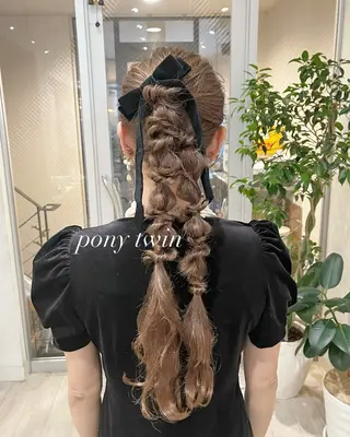 ヘアアレンジ nakahara madokaのヘアスタイル