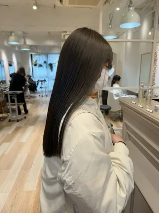 ロング カラー 艶カラー 🤍🫧/makoのヘアスタイル