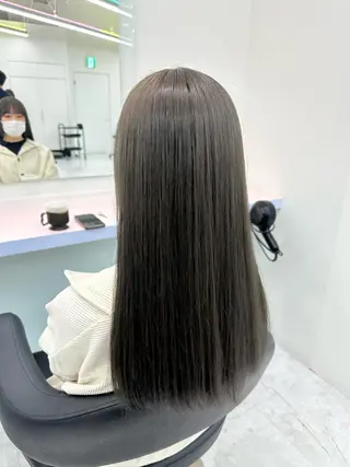 ロング カラー ヘアアレンジ メンズ 🤍透明感カラー🤍 ブリーチ🤍AINEのヘアスタイル