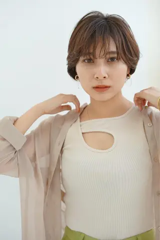 ショート カラー モリシュンスケ /レイヤー/髪質改善のヘアスタイル