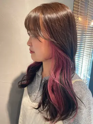 カラー 畠山 莉緒のヘアスタイル