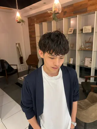 パーマ メンズ 髪質改善/ストレート パーマ長久手/ひかるのヘアスタイル