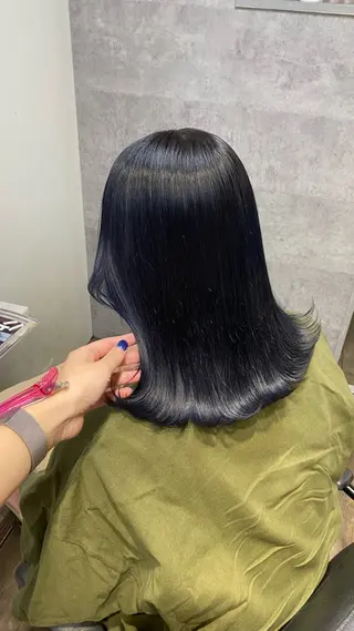 ミディアム カラー MIREI /韓国風 ショート/大阪美容室のヘアスタイル