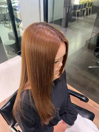 ロング カラー OAK戸塚所属・透明感カラー/ TSUBAKIのヘアスタイル