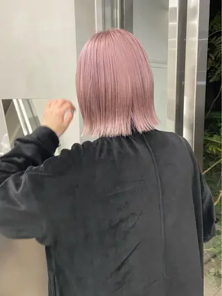 ショート カラー yuna/ボブカット /ハイトーンカラーのヘアスタイル