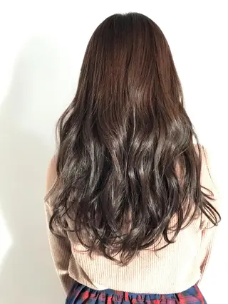 ミディアム セミロング ロング カラー 🌈ディレクター🌈 徳松優希のヘアスタイル