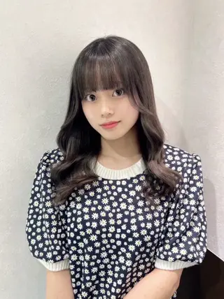 セミロング 青木 優遂のヘアスタイル