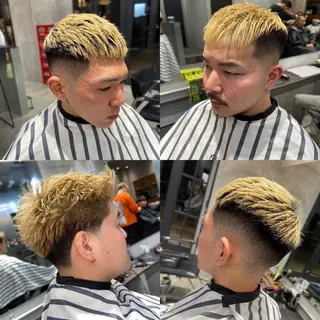 ショート カラー メンズ FM【エフエム】HAVANA所属・💈圧倒的メンズ特化 明大前美容師💈のヘアスタイル