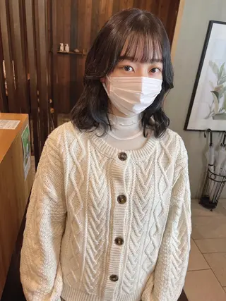 ミディアム 具志 正太のヘアスタイル