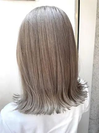 ロング カラー ヘアアレンジ 🤎艶髪×透明感🤎 【𝙔𝙐𝙕𝙐】のヘアスタイル