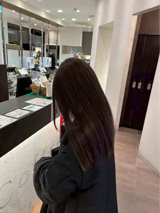 ロング カラー 大園 佳怜のヘアスタイル