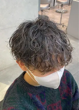 カラー パーマ メンズ 新宿【メンズパーマ】 塩澤太一のヘアスタイル