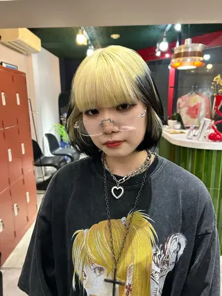 ミディアム カラー ナチュラル・ハイトー ン🏆HINOKIのヘアスタイル