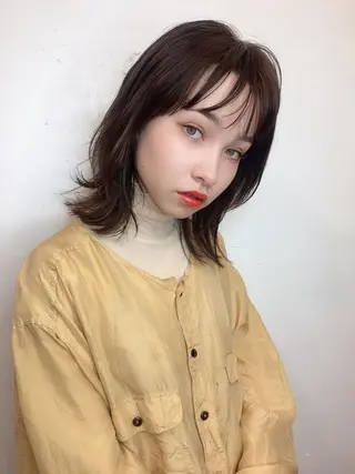 ミディアム 鎌倉 彩のヘアスタイル