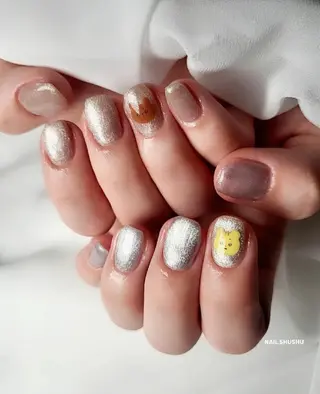 ネイル 3dパーツ/流行り 👧shushu❤️のネイルデザイン