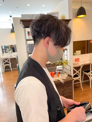 ショート メンズ 髪質改善/ブリーチ 田代 龍我のヘアスタイル