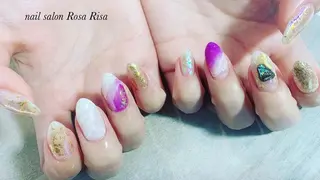 ミディアム ネイル ネイルスタジオ シェイクユアハンズのネイルデザイン