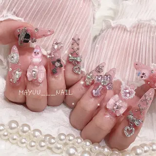 ネイル 🎀 Mayu 🎀痛ネイルのネイルデザイン