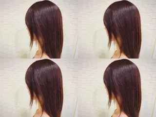 ミディアム セミロング ロング カラー boutique misakiのヘアスタイル