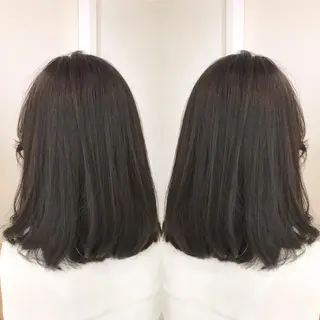 ミディアム 寺山 佳貴のヘアスタイル