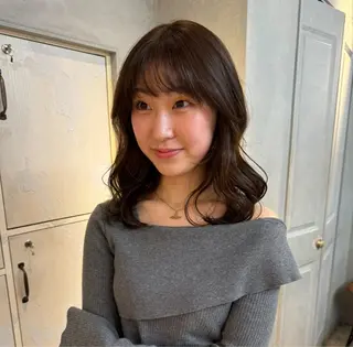 ミディアム カラー 透明感カラー ☆akoのヘアスタイル