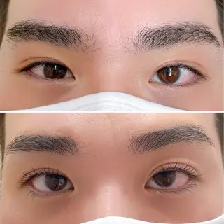 メンズ マツエク・マツパ スタジオAZ所属・jasmine yamashitaのマツエク・マツパデザイン