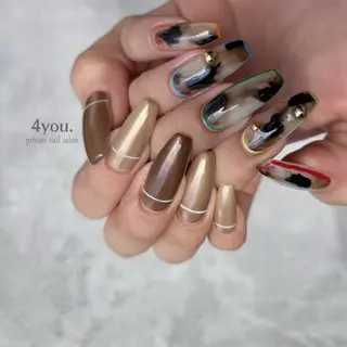 ネイル nail salon ４ｙｏｕ．のネイルデザイン
