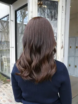 ロング カラー 笹原 叶のヘアスタイル