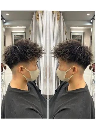 ショート パーマ メンズ 🐉『メンズ美容師』 吉田龍星🐉のヘアスタイル