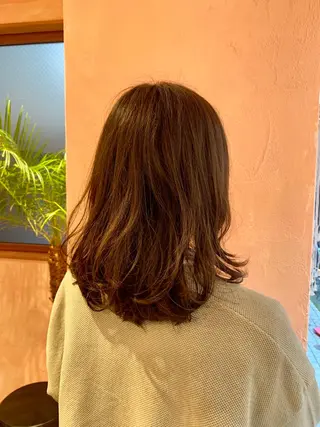 ミディアム パーマ Oasis GaRDEN 横浜店所属・🌼愛されヘア🌼 篠原優菜のヘアスタイル