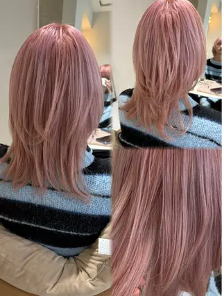 ミディアム カラー メンズ 🌷花屋併設サロン 荘司まゆり🌷のヘアスタイル