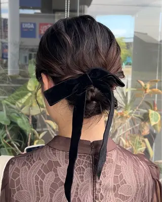 ミディアム ヘアアレンジ arika hair make所属・arika もえのヘアスタイル