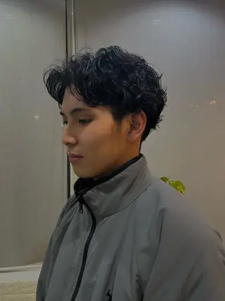 ショート パーマ メンズ 似合わせパーマ/ メンズパーマ/しゅうのヘアスタイル