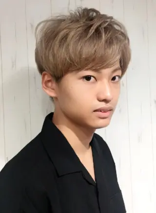 ロング カラー パーマ ヘアアレンジ Device ディバイスのヘアスタイル