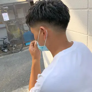 メンズ Le'a所属・渋谷/フェード/ 國分 翔のヘアスタイル